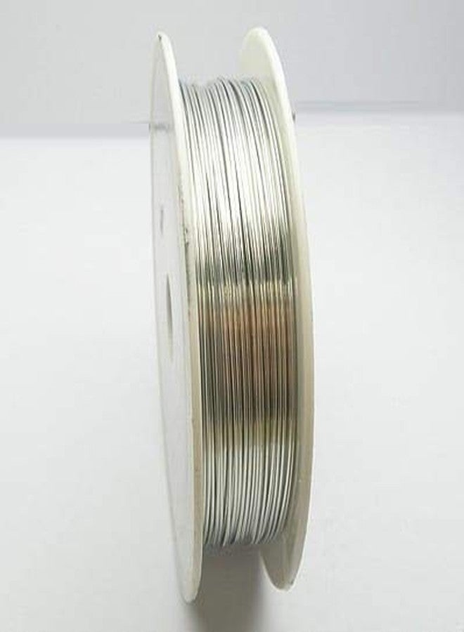 ART IFACT 10 Meters of (21 Gauge (0.81 mm) Silver Plated Copper Wire for Craft, Jewellery Making, Beading Wire, Craft Work, Flower Making, Hobby Crafts and School Crafts Project (21 Gauge (0.81 mm))